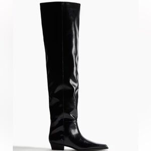 ***INSTORES NOW FOR 109.00 xx H&M Black Knee-High Boots or thigh depending